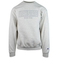 Utah State Aggies Rectangle Stitch Crew Sweatshirt